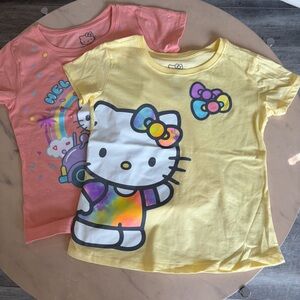 Hello Kitty Short Sleeve Graphic T-Shirts.
